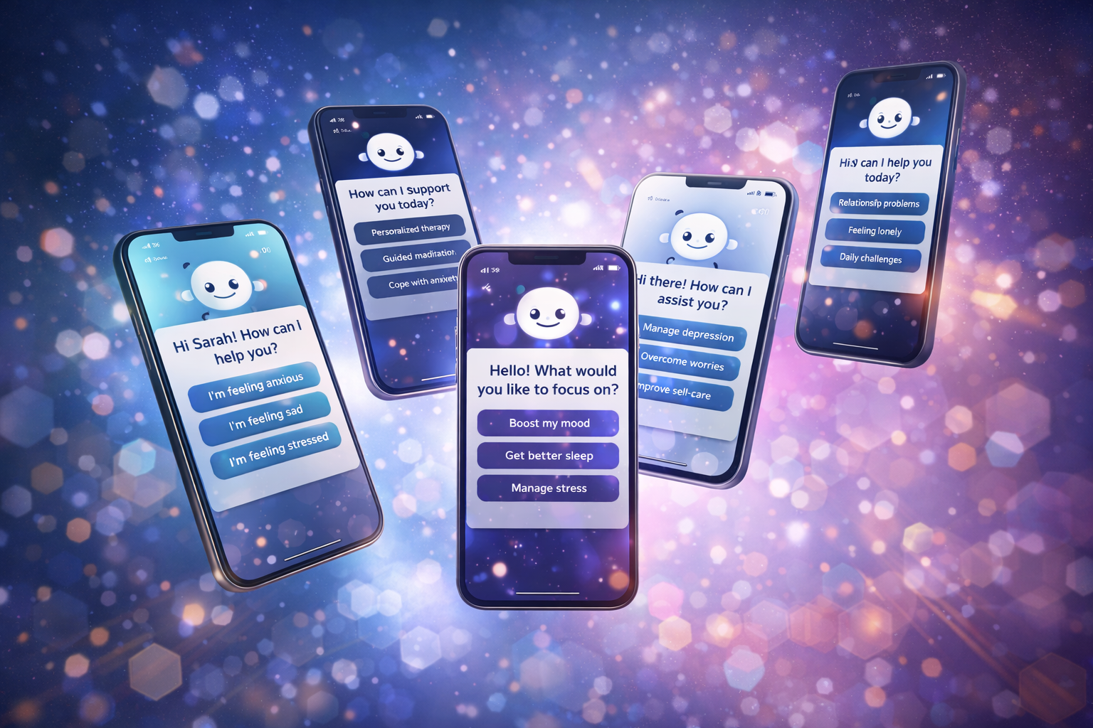 Los mejores chatbots de psicología en 2026 Woebot Wysa Youper comparativa