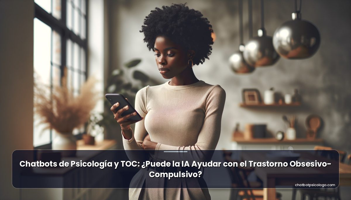 Chatbots de Psicología y TOC: ¿Puede la IA Ayudar con el Trastorno Obsesivo-Compulsivo?