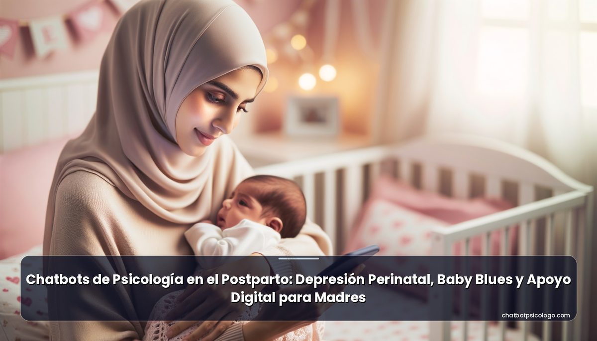 Chatbots de Psicología en el Postparto: Depresión Perinatal, Baby Blues y Apoyo Digital para Madres