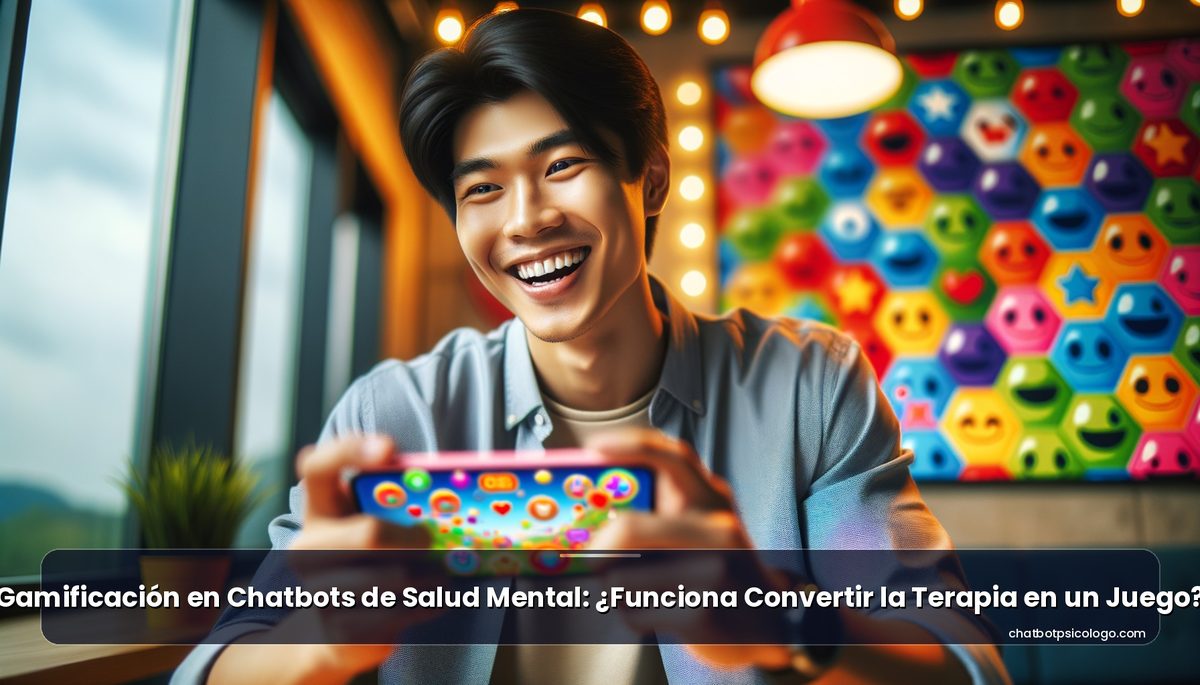 Gamificación en Chatbots de Salud Mental: ¿Funciona Convertir la Terapia en un Juego?